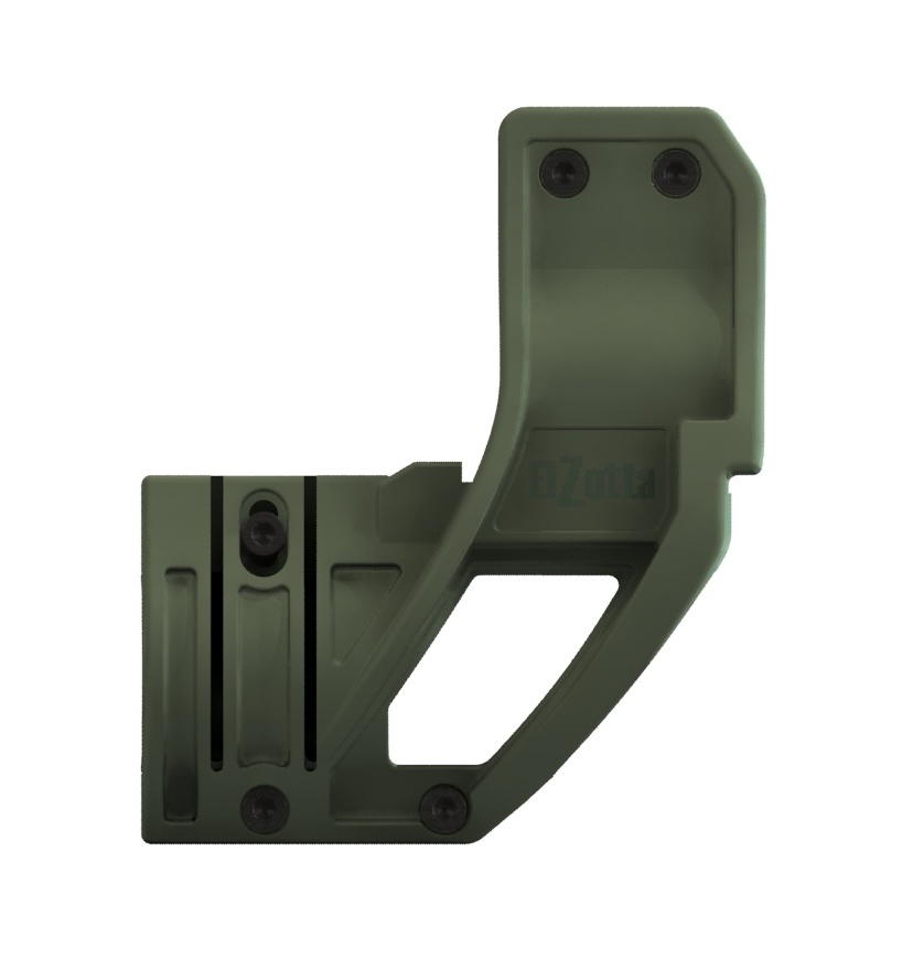 Elzetta ZFH1500 Tactical Flashlight Holder for AR15 - OD Green